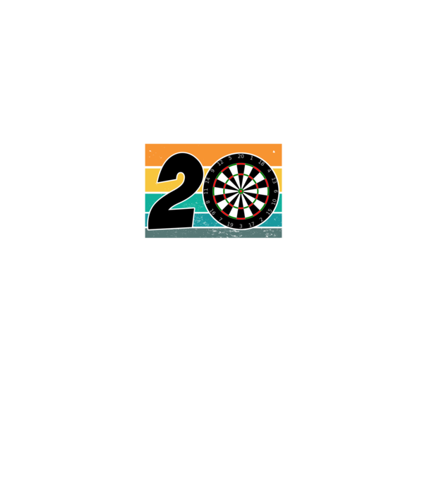 'I''m not 20 I''m double 10 darts birthday' model negru pe tricou