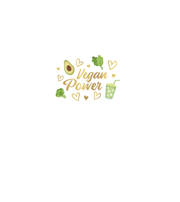 Vegan Power tricou vegan model albastru închis pe tricou