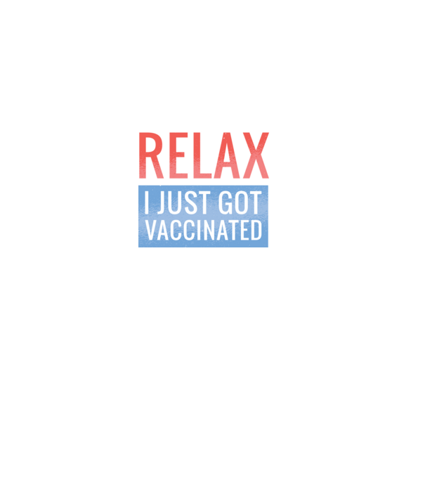 Fii calm, sunt vaccinat model negru pe tricou