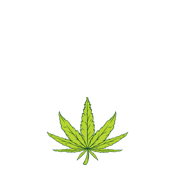 Frunză de marijuana model albastru închis pe tricou