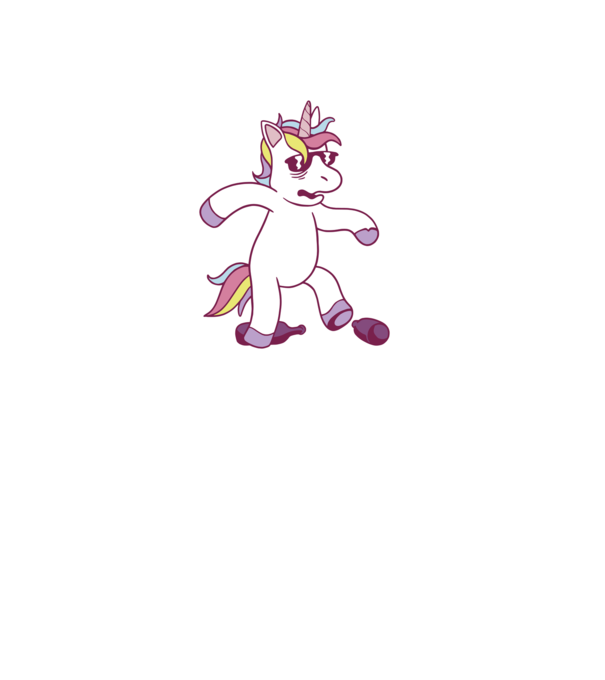 Mahmureală unicorn model albastru deschis pe tricou