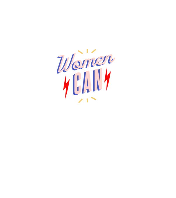 Women Can de Ziua Femeii model negru pe tricou