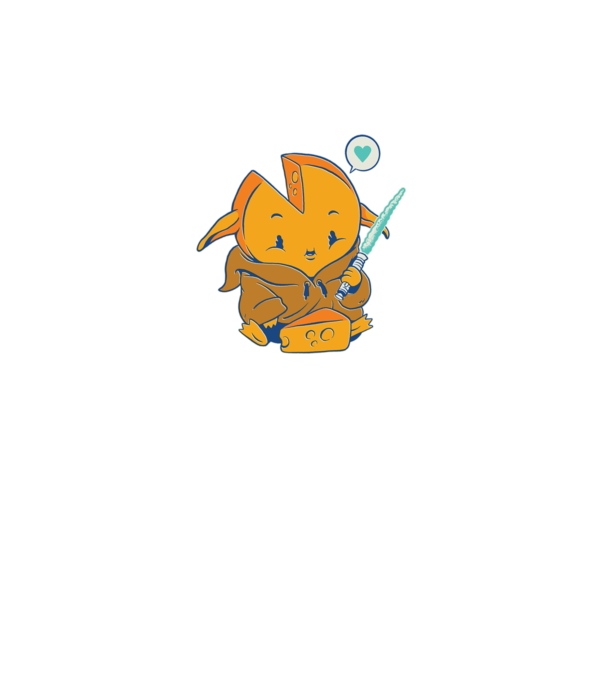 Baby Gouda model gri pe tricou