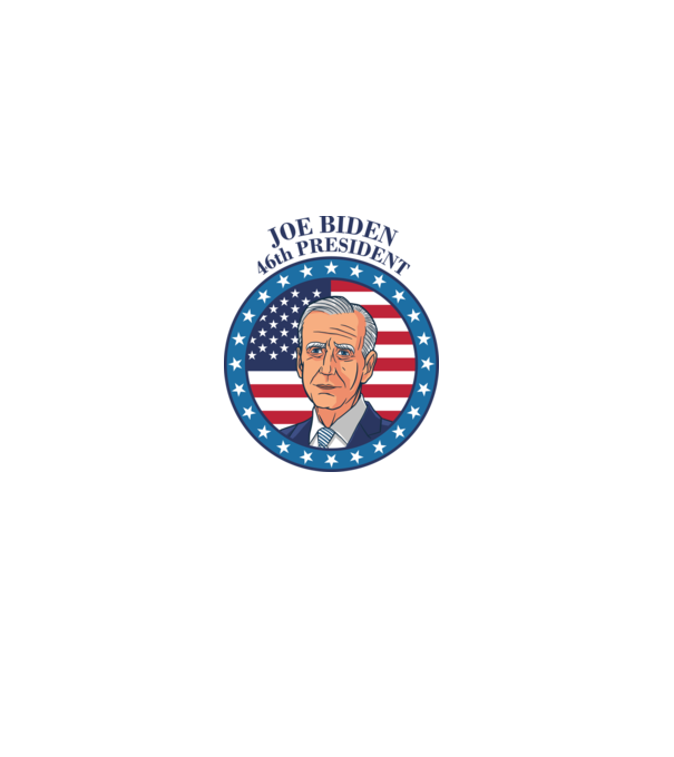 Joe Biden cel de-al 46-lea președinte al SUA model alb pe tricou
