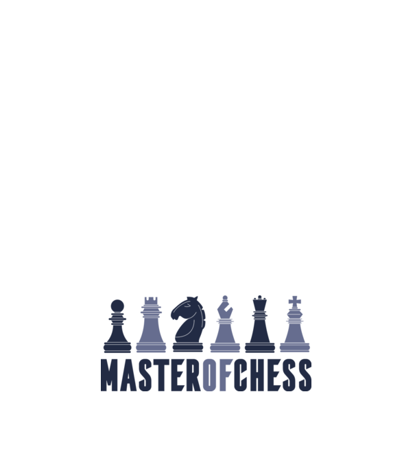 Master of Chess model roz deschis pe tricou