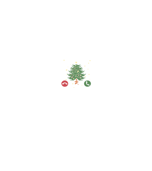 Christmas is calling model negru pe tricou