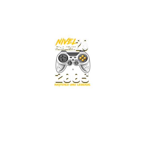 Nivel Finalizat 20 2005 model negru pe tricou