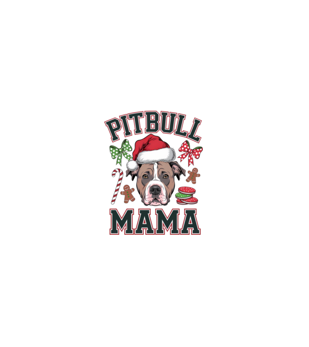 Pitbull Mama model albastru deschis pe tricou