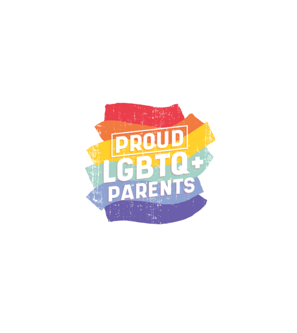 Părinți mândri LGBTQ model albastru închis pe tricou