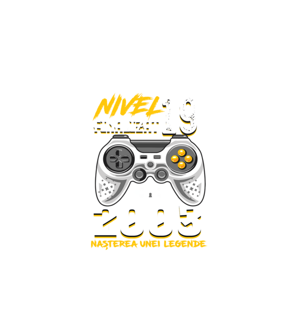 Nivel 19 finalizat. 2003 nașterea unei legende model negru pe tricou