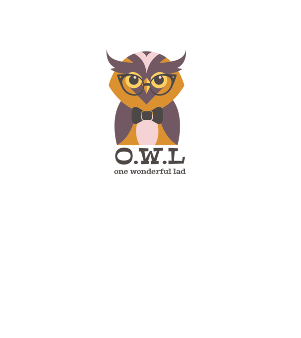 OWL - One wonderful Lad model roz deschis pe tricou