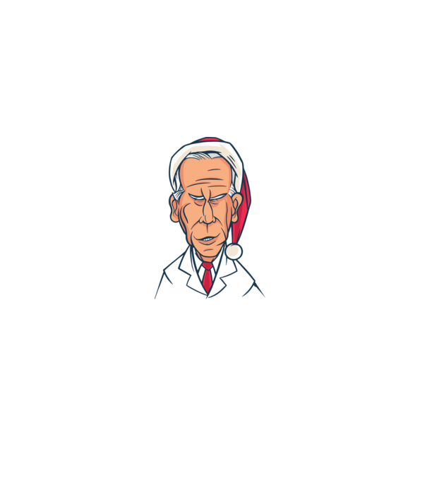 Crăciun Biden model negru pe tricou