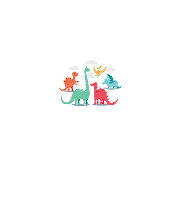 Dinozauri model negru pe tricou
