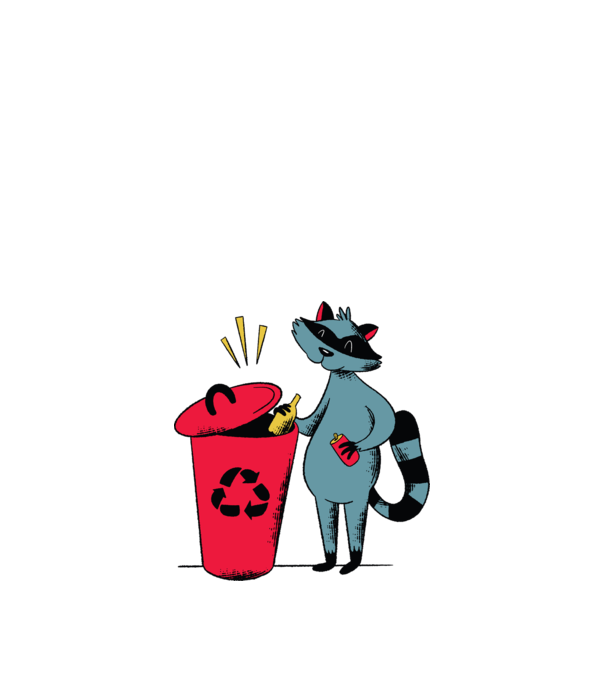 Reciclare Raton model nisipiu pe tricou