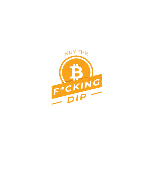 Bitcoin - Buy the fucking dip model negru pe tricou