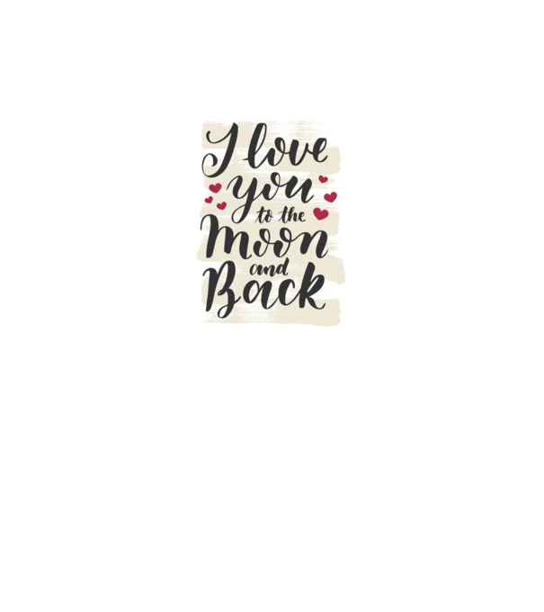 'I love you to the moon and back tricou drăguț Valentine''s Day' model gri pe tricou