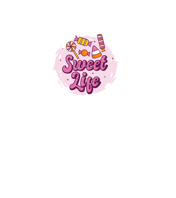 Sweet Life - Viață dulce model mov pe tricou