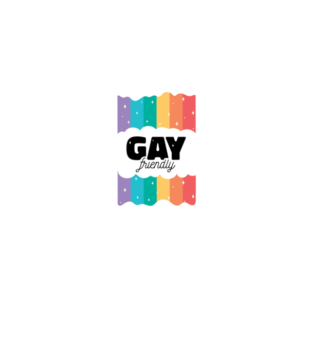 Gay friendly model albastru jeanși pe tricou