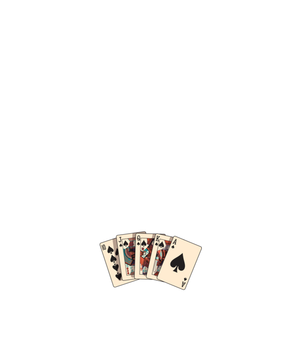 Poker All in model alb pe tricou