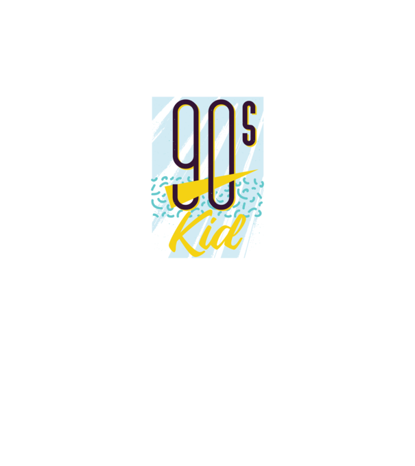 Retro 90s Kid model gri pe tricou