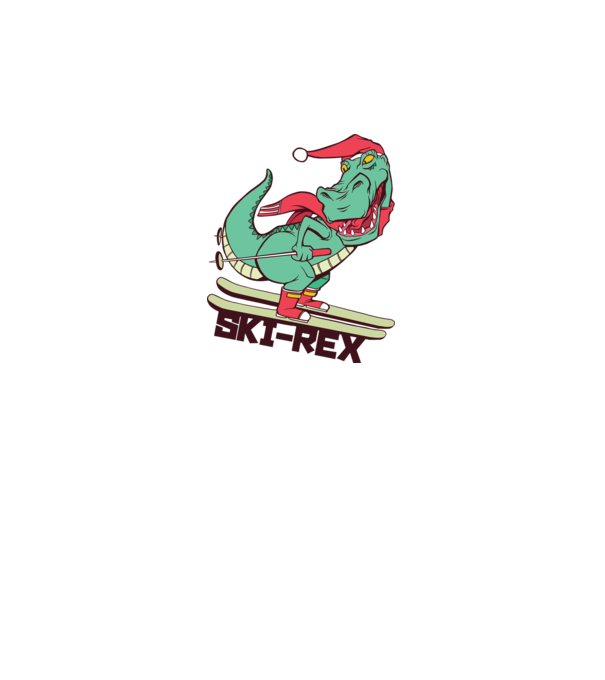 Ski Rex model gri pe tricou