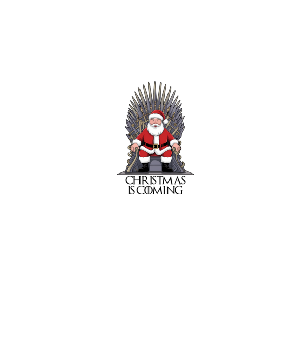 Christmas is Coming Alb model alb pe tricou