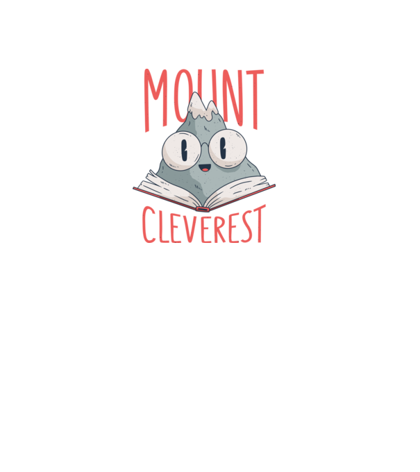 Tricou Mount Cleverest model alb pe tricou