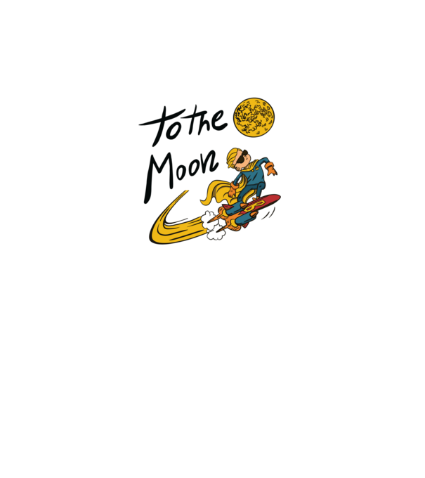 To the Moon Bitcoin model turcoaz pe tricou