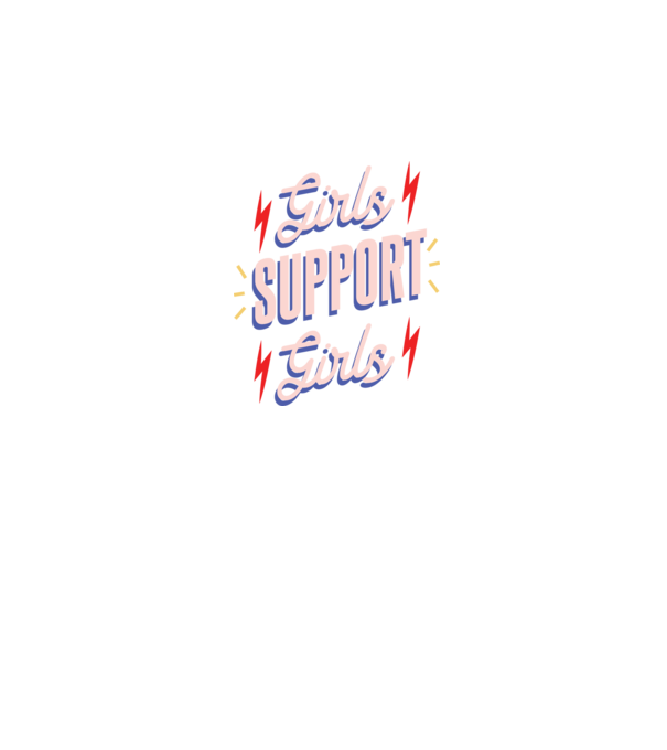 Girls Support Girls Ziua Femeii model albastru închis pe tricou