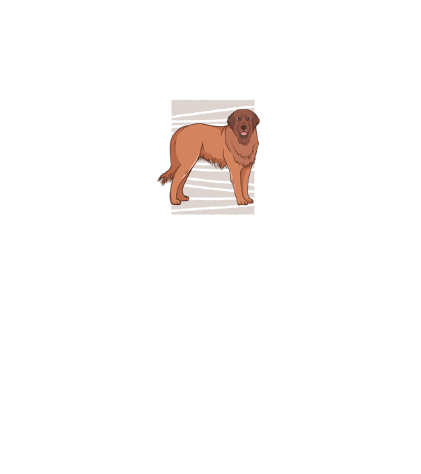 Câine ciobănesc Leonberg model negru pe tricou