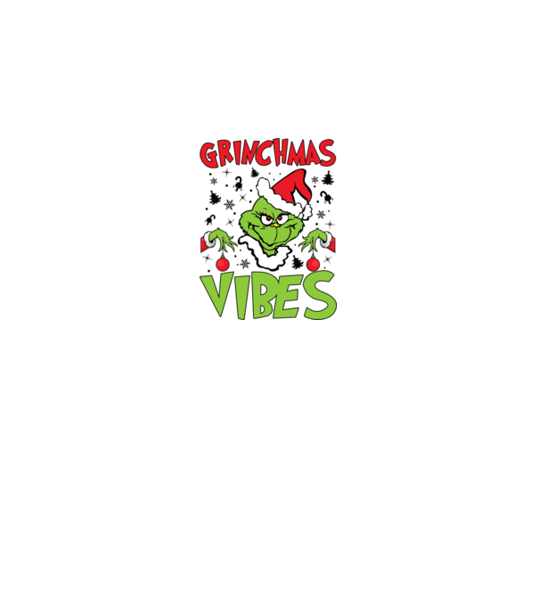 Grinchmas Vibes - Grinch model verde pe tricou