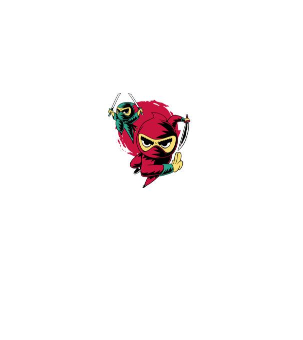 Tricou Ninja model gri pe tricou