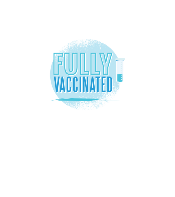 Complet vaccinat model turcoaz pe tricou