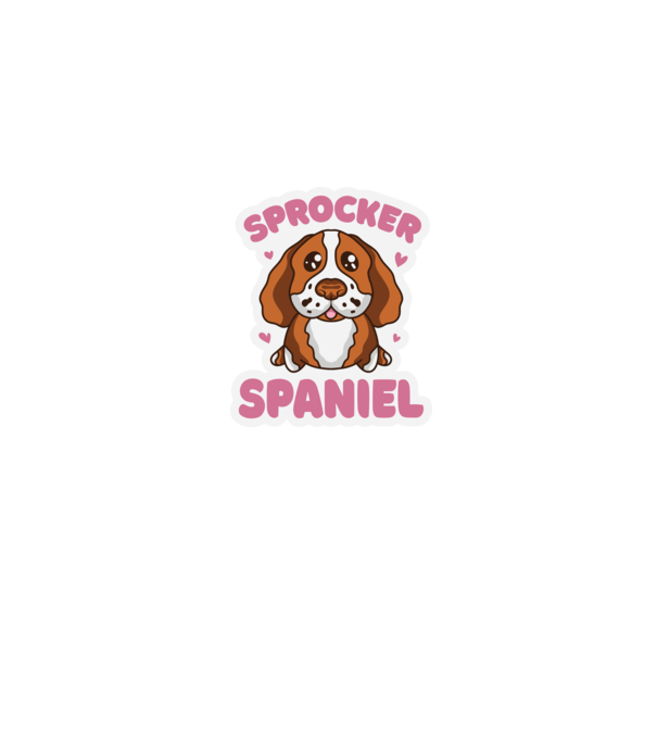 Sprocker Spaniel model albastru jeanși pe tricou