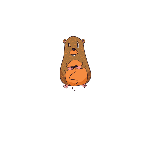 Hamster Gamer model roz pe tricou