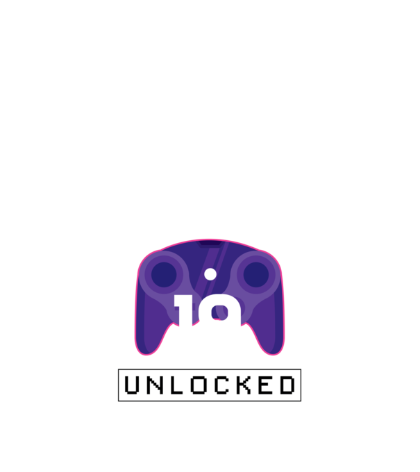 Level 19 Unlocked Gamer Birthday model negru pe tricou
