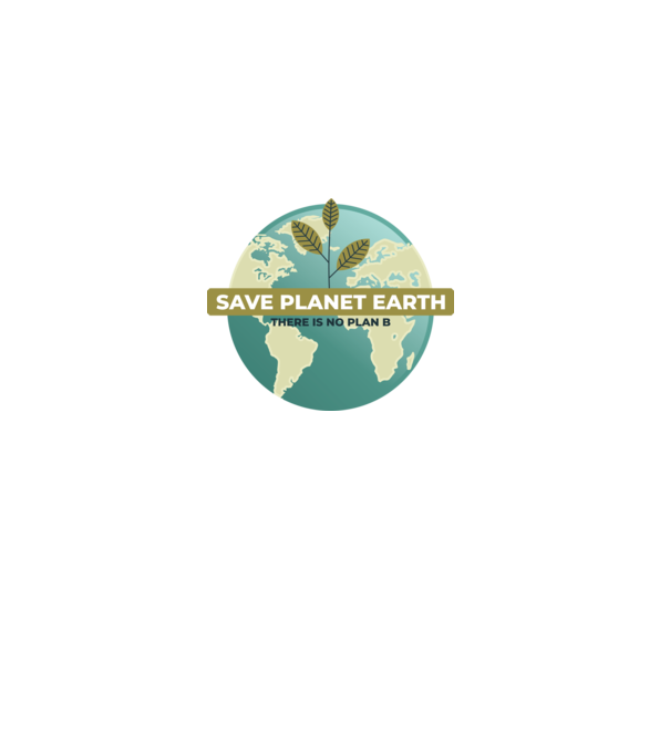 Să salvăm Pământul, nu există o altă planetă model negru pe tricou