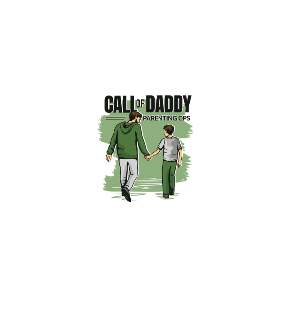 Call of Daddy - Pentru tata model gri pe tricou