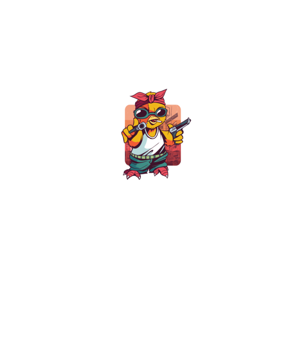 Pew Pew Pew Madafakas Pui model negru pe tricou