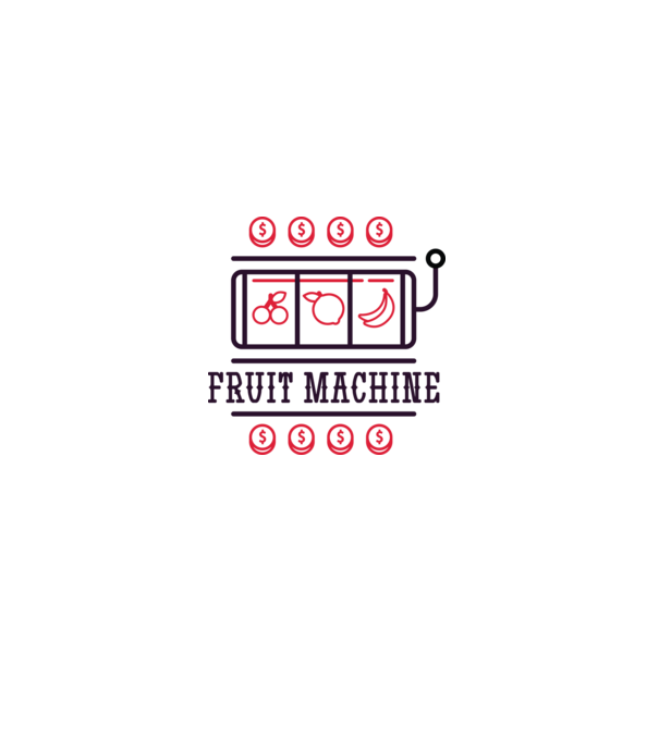 Fruit Machine Slot Machine model alb pe tricou