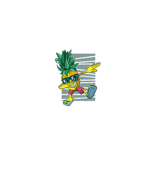 Ananas DAB dans model turcoaz pe tricou