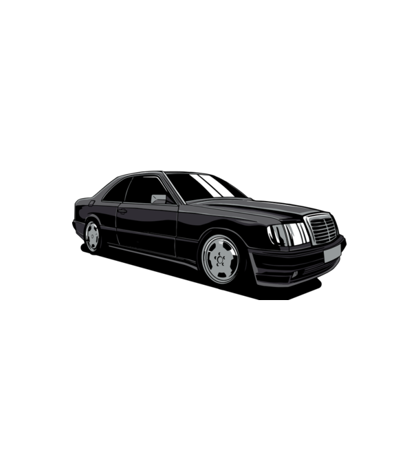 Mercedes model alb/roșu pe tricou