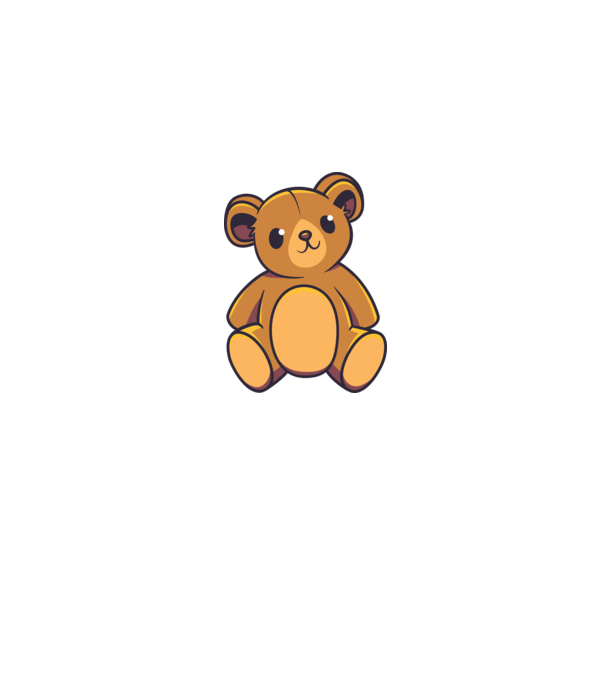 Ursuleț Teddy model gri pe tricou