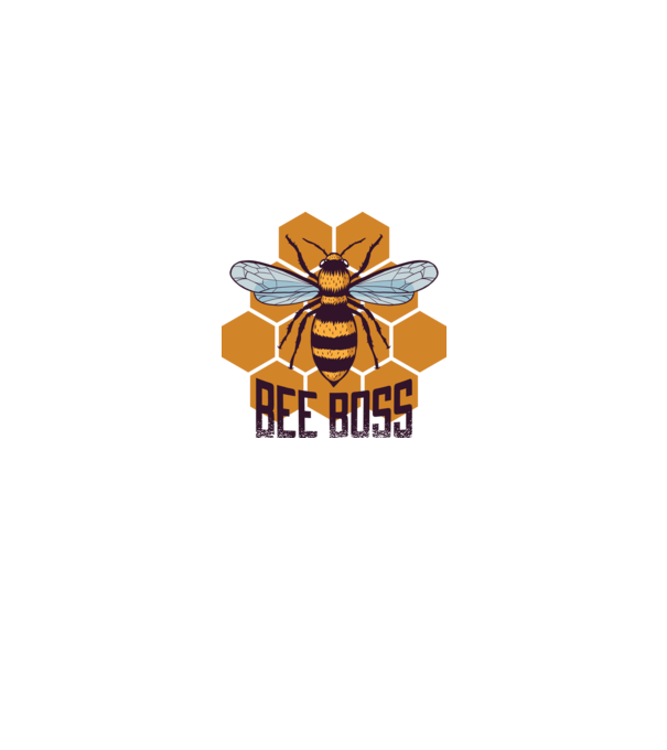Bee Boss Șef Apicultor model alb pe tricou