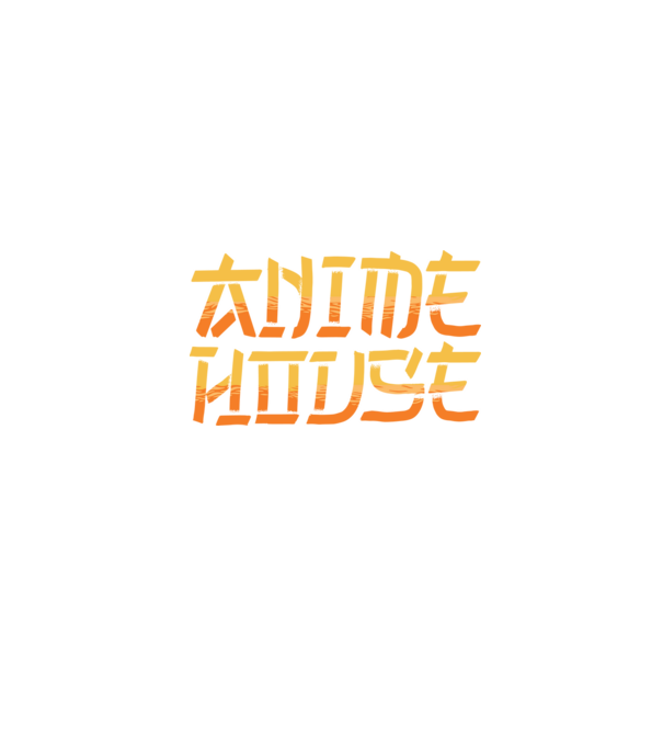 Anime House model negru pe tricou
