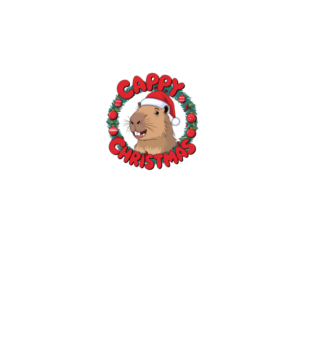 Cappy Christmas 1 model gri pe tricou