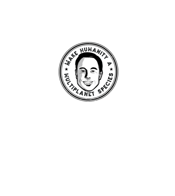 Make humanity a Multiplanet species Elon Musk model alb pe tricou