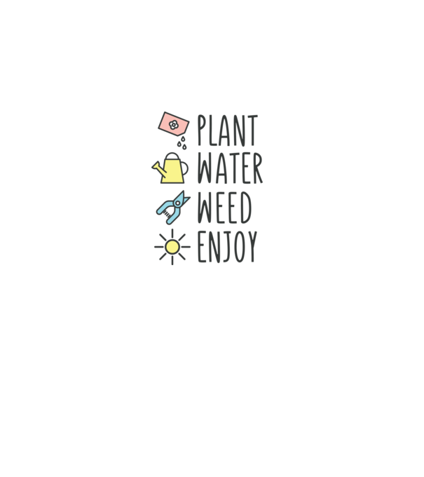 Plant Water Weed Enjoy model nisipiu pe tricou