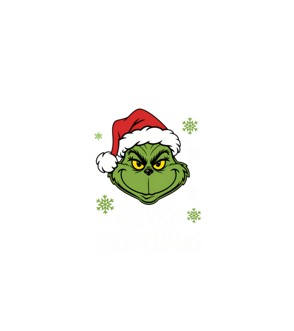 Merry Grinchmas Negru model negru pe tricou
