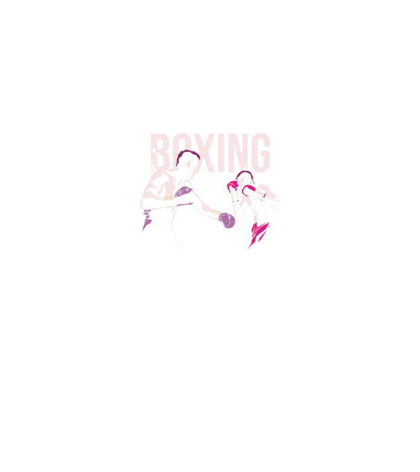 Boxing model negru pe tricou